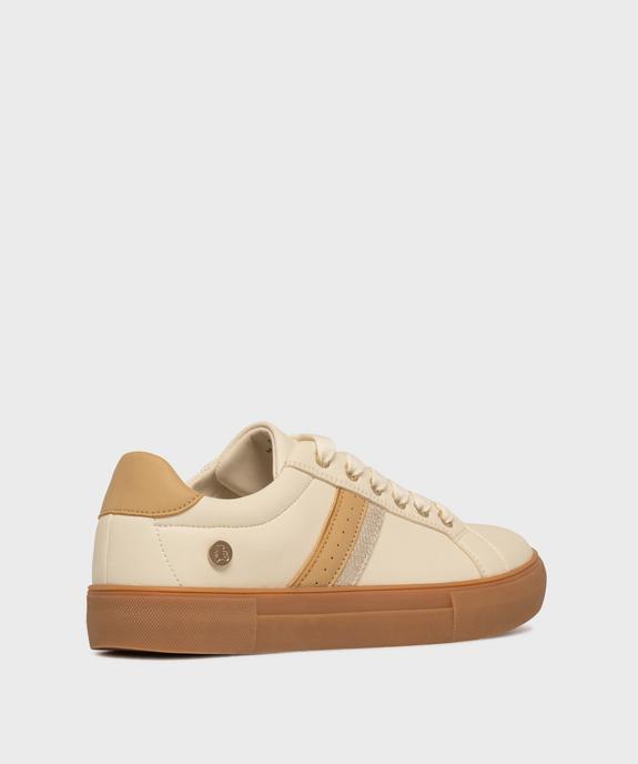 Baskets basses à lacets plats style urbain femme - LuluCastagnette vue4 - LULUCASTAGNETTE - GEMO