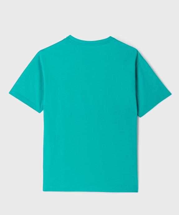 Tee-shirt manches courtes à motif estival garçon vue3 - GEMO (JUNIOR) - GEMO