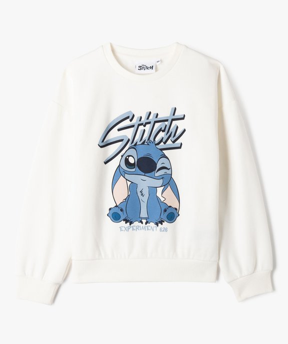 Sweat imprimé Stitch fille - Disney vue1 - LILO & STITCH - GEMO