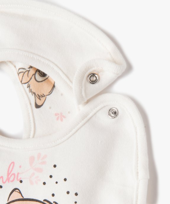Bavoir bébé imprimé Bambi (lot de 2) - Disney Baby vue2 - DISNEY DTR - GEMO