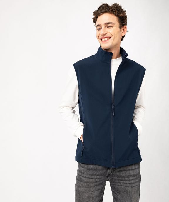 Blouson sans manches avec col montant homme vue1 - GEMO 4G HOMME - GEMO