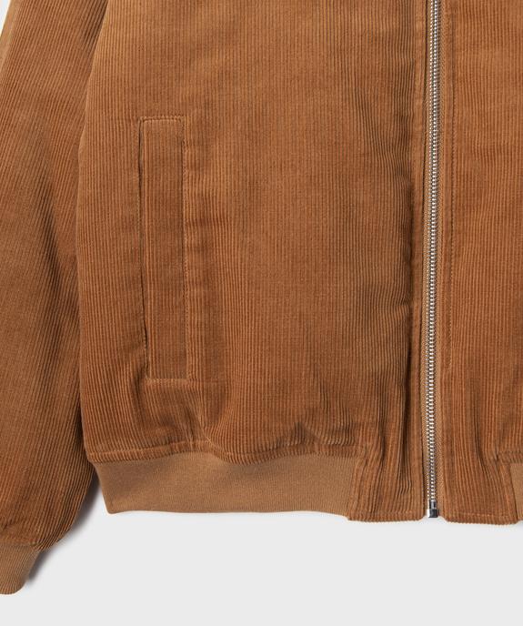 Blouson en velours côtelé matelassé garçon vue3 - GEMO 4G GARCON - GEMO