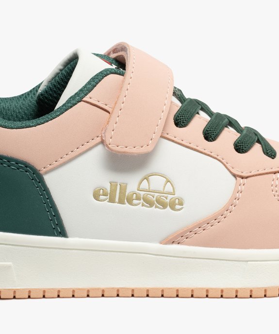 Baskets fille style rétro à scratch avec détails suédés contrastants Soune - Ellesse vue6 - ELLESSE - GEMO