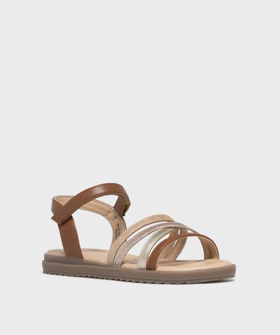 Sandales à brides fermeture scratch fille - Lovely Wings vue2 - LOVELY WINGS - GEMO