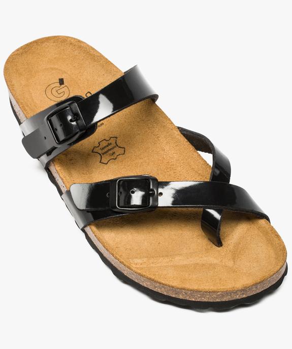Sandales femme à semelle intérieure anatomique vue5 - GEMO (CASUAL) - GEMO