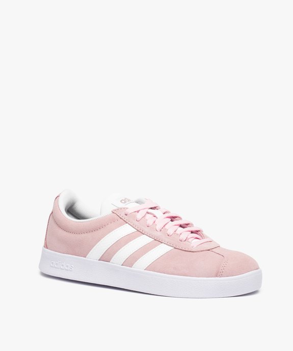 Baskets femme bicolores à lacets - Adidas VL Court vue2 - ADIDAS - GEMO