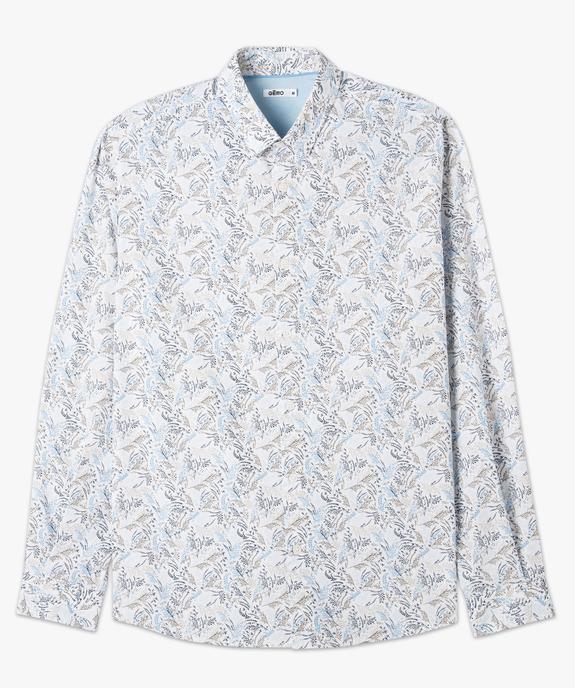 Chemise manches longues imprimée homme vue4 - GEMO (HOMME) - GEMO
