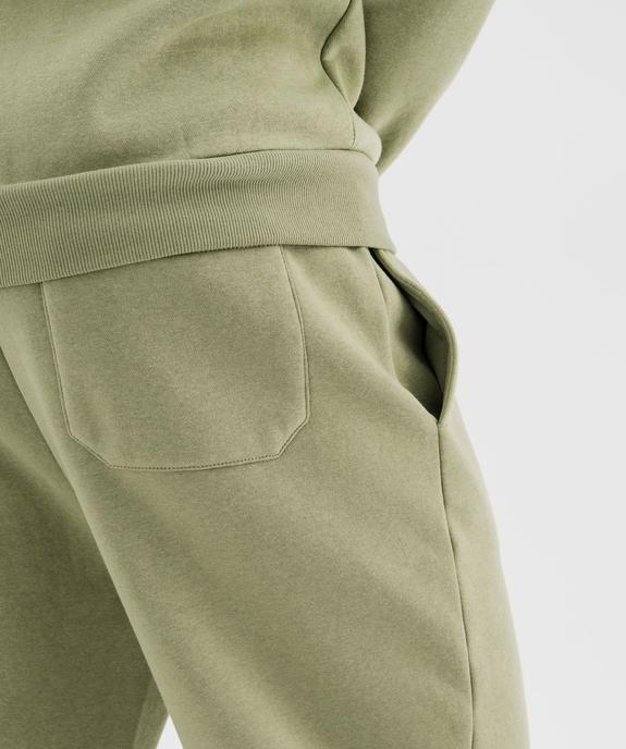 Pantalon de jogging en molleton doux homme vue4 - GEMO 4G HOMME - GEMO