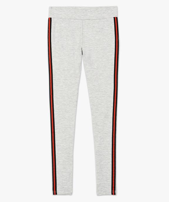 Legging femme chiné à effet push-up vue4 - FOLLOW ME - GEMO