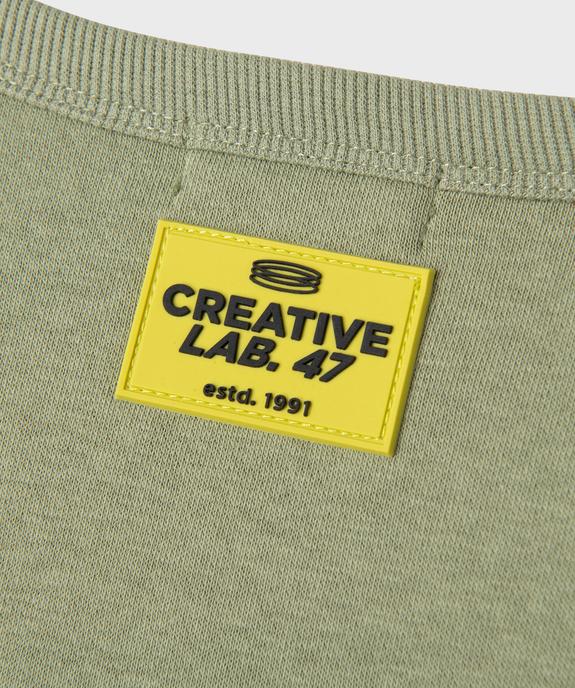 Sweat en molleton moelleux garçon vue3 - GEMO (JUNIOR) - GEMO