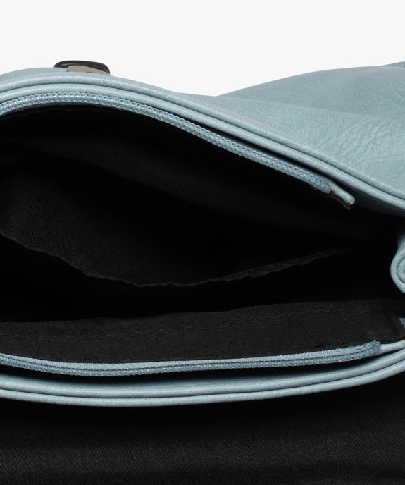 Sac femme à rabat aimanté et volume ajustable vue3 - GEMO (ACCESS) - GEMO