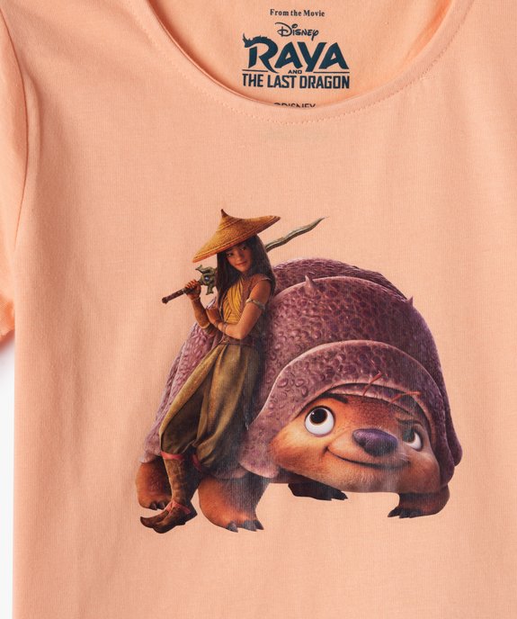 Pyjashort fille imprimé - Raya et le Dernier Dragon vue2 - DISNEY DTR - GEMO
