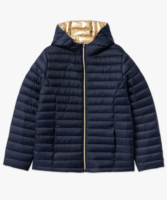 Blouson matelassé à capuche femme grande taille vue4 - GEMO (G TAILLE) - GEMO