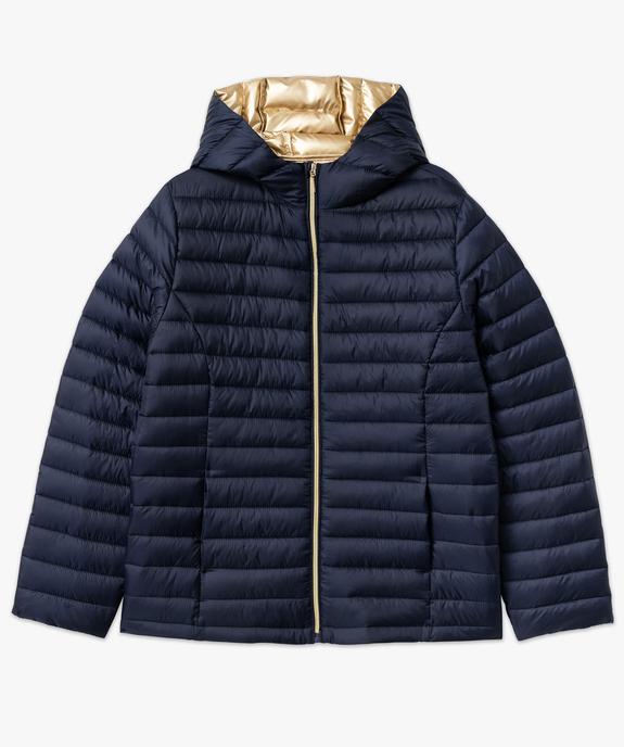 Blouson matelassé à capuche femme grande taille vue4 - GEMO (G TAILLE) - GEMO
