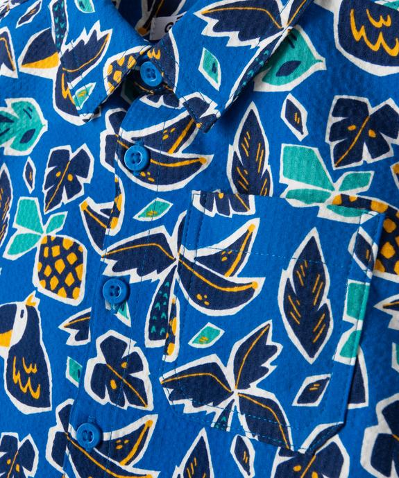 Chemise à manches courtes imprimée bébé garçon vue3 - GEMO(BEBE DEBT) - GEMO