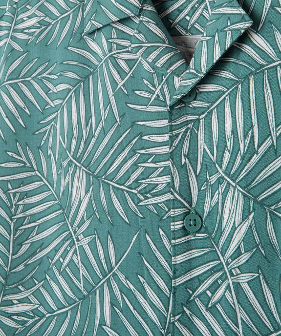 Chemise manches courtes fluide imprimé tropical garçon vue2 - GEMO 4G GARCON - GEMO