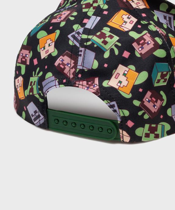 Casquette motif jeu de construction garçon - Minecraft vue2 - MINECRAFT - GEMO
