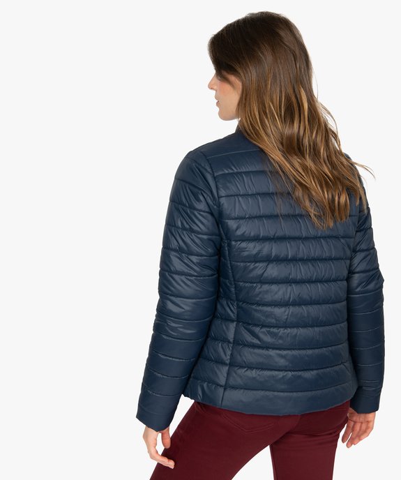 Blouson femme matelassé avec col montant vue5 - GEMO(FEMME PAP) - GEMO