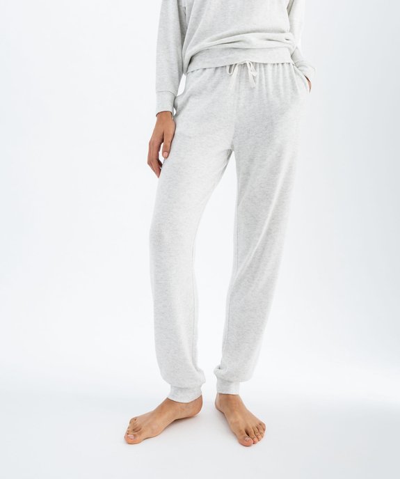 Pantalon de pyjama en maille fine femme vue7 - GEMO 4G FEMME - GEMO