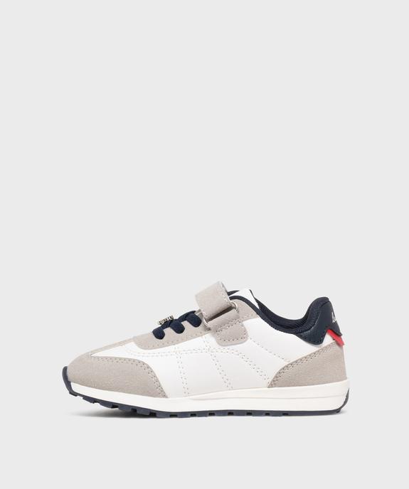 Baskets à scratch multi-matières garçon - LuluCastagnette vue3 - LULUCASTAGNETTE - GEMO