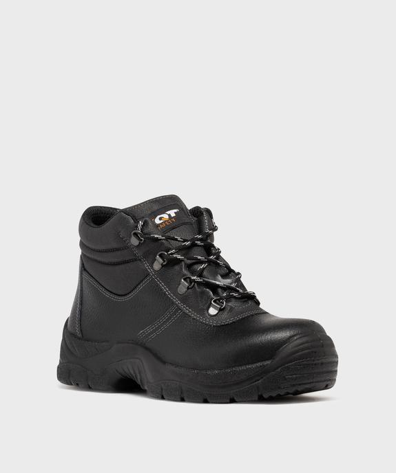 Chaussures de sécurité femme mid-cut dessus en cuir grainé et à lacets vue8 - GEMO (EQUIPT) - GEMO