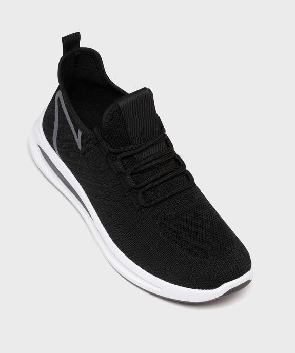 Baskets basses en mesh sans coutures homme vue5 - 5 MILES - GEMO