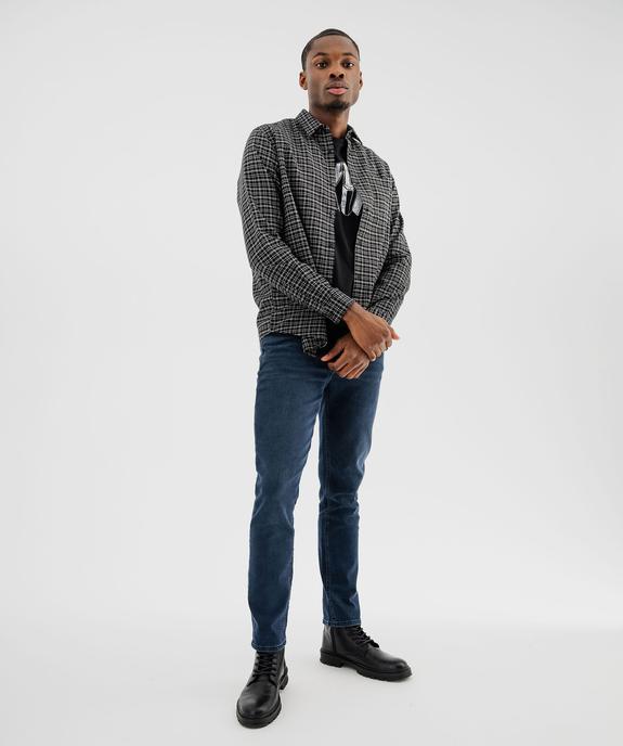 Jean Slim en coton stretch homme vue4 - GEMO 4G HOMME - GEMO