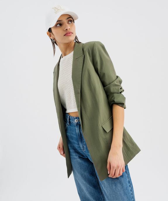 Veste blazer légère sans bouton femme vue1 - GEMO(FEMME PAP) - GEMO