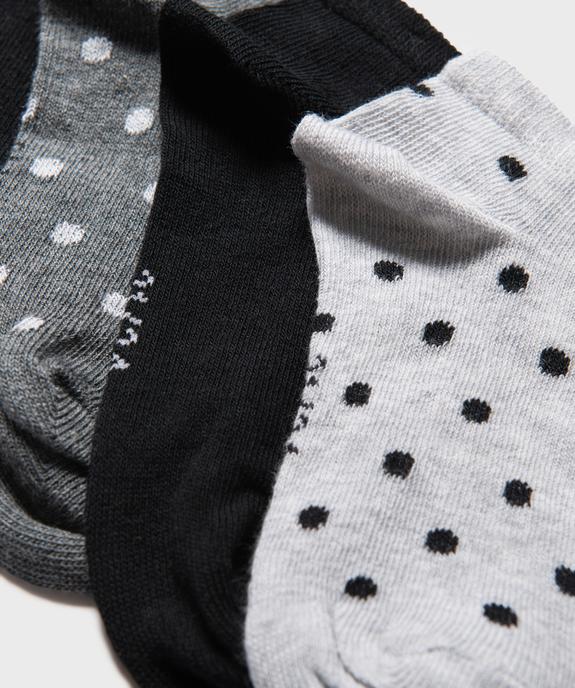 Chaussettes ultra courtes assorties fille (lot de 5) vue2 - GEMO 4G FILLE - GEMO