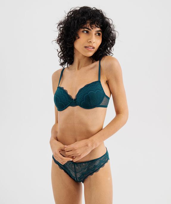 Soutien-gorge corbeille en dentelle à armatures vue3 - GEMO(HOMWR FEM) - GEMO