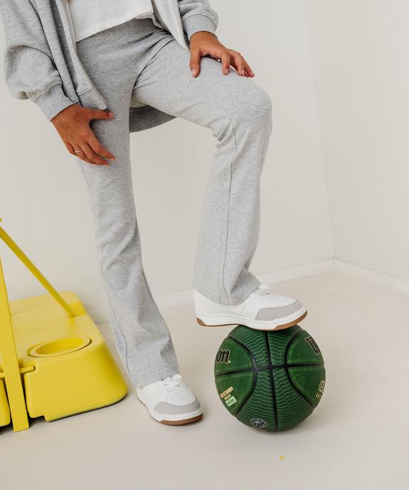 Pantalon de jogging coupe flare fille vue5 - GEMO 4G FILLE - GEMO