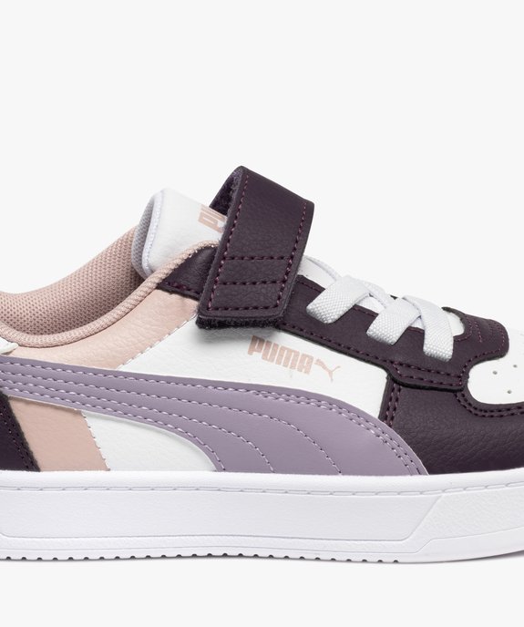 Baskets fille tricolores avec lacets élastiques Caven - Puma vue6 - PUMA - GEMO