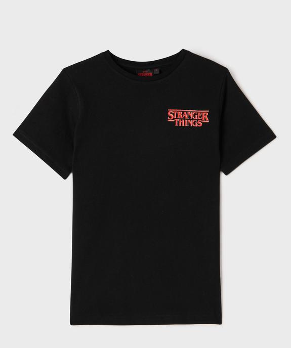 Tee-shirt manches courtes avec motif dos garçon - Stranger Things vue2 - STRANGER THINGS - GEMO