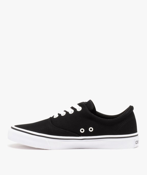 Baskets en toile skateshoes femme - Kappa Nisio vue3 - KAPPA - GEMO