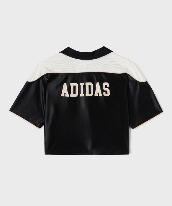 Polo court avec inscription dans le dos fille - Adidas vue3 - ADIDAS - GEMO