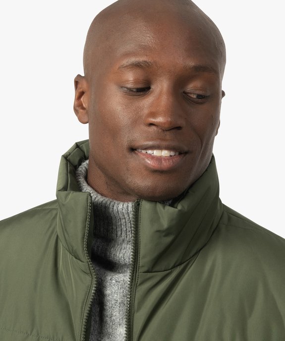 Blouson matelassé homme avec col montant vue2 - GEMO (HOMME) - GEMO