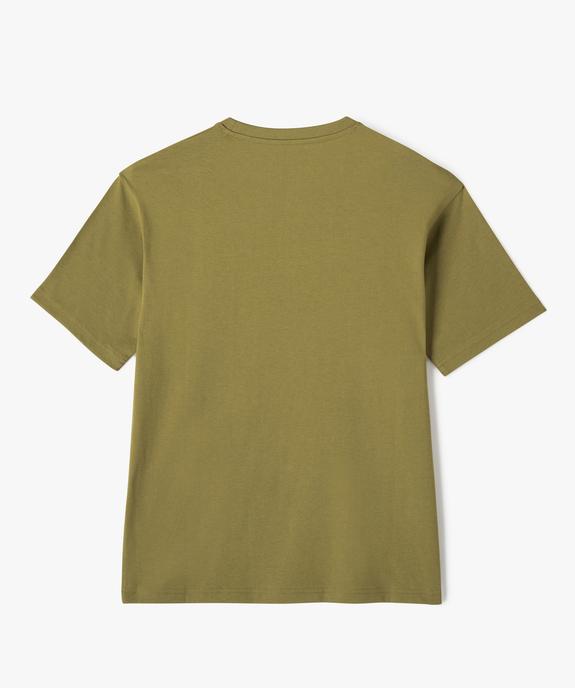 Tee-shirt à manches courtes en coton avec inscription skate garçon vue3 - GEMO (JUNIOR) - GEMO