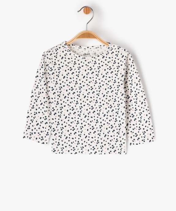 Ensemble 2 pièces robe + tee-shirt manches longues bébé fille vue4 - GEMO(BEBE DEBT) - GEMO