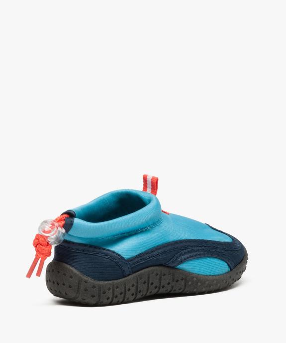 Chaussures aquatiques garçon ajustables vue4 - GEMO (PLAGE) - GEMO