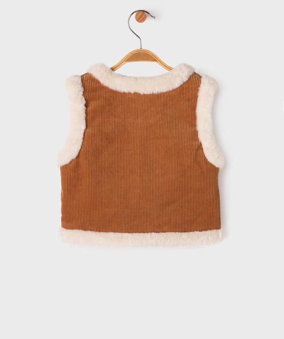 Veste sans manches réversible bébé fille - LuluCastagnette vue4 - LULUCASTAGNETTE - GEMO