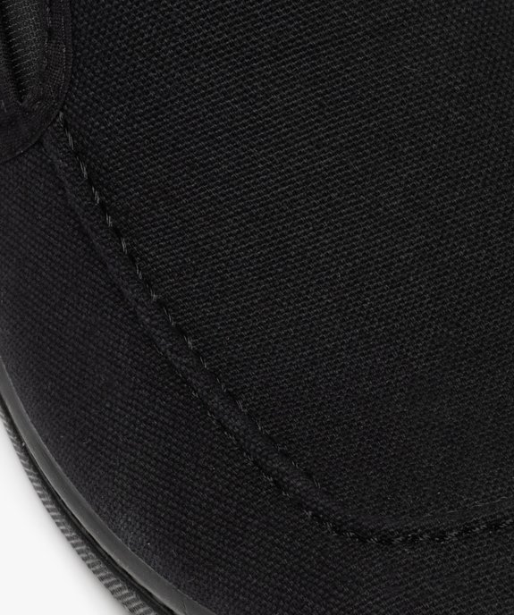 Chaussons homme unis en toile vue6 - GEMO(HOMWR HOM) - GEMO
