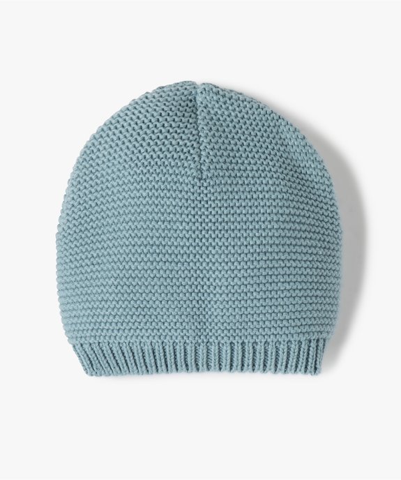 Bonnet bébé en tricot spécial Naissance vue1 - GEMO(BB COUCHE) - GEMO