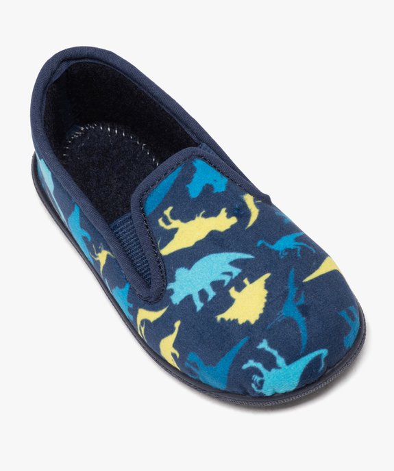 Chaussons garçon pantoufles à imprimé dinosaure vue5 - GEMO 4G GARCON - GEMO