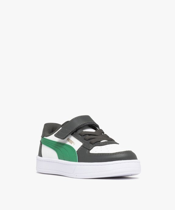 Baskets tricolores fermeture scratch garçon - Puma vue2 - PUMA - GEMO