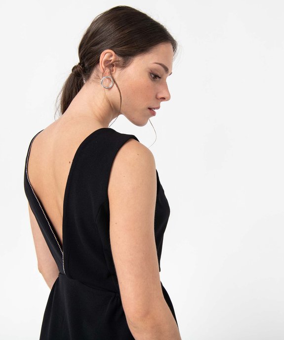 Robe de soirée femme Gémo x Nolwenn Crème vue6 - GEMO(FEMME PAP) - GEMO