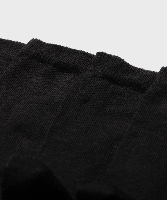 Chaussettes tige haute en maille fine fille (lot de 5) vue2 - GEMO 4G FILLE - GEMO