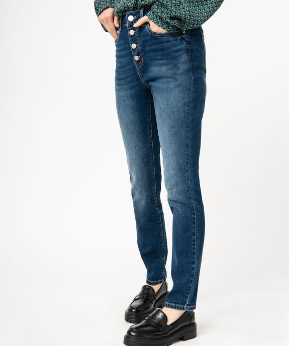 Jean Skinny extensible taille haute femme vue1 - GEMO 4G FEMME - GEMO