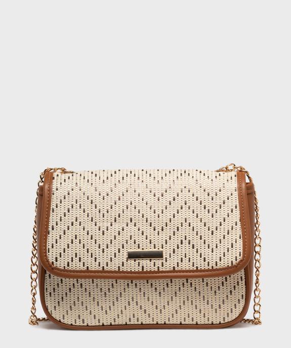 Sac besace à bandoulière chaîne femme vue1 - GEMO (ACCESS) - GEMO