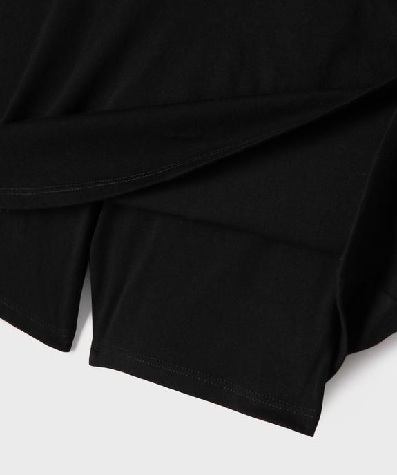 Jupe courte trapèze avec short intégré fille vue2 - GEMO (JUNIOR) - GEMO