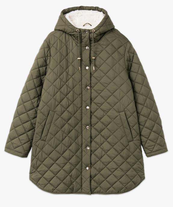 Manteau matelassé à capuche femme grande taille vue7 - GEMO 4G GT - GEMO